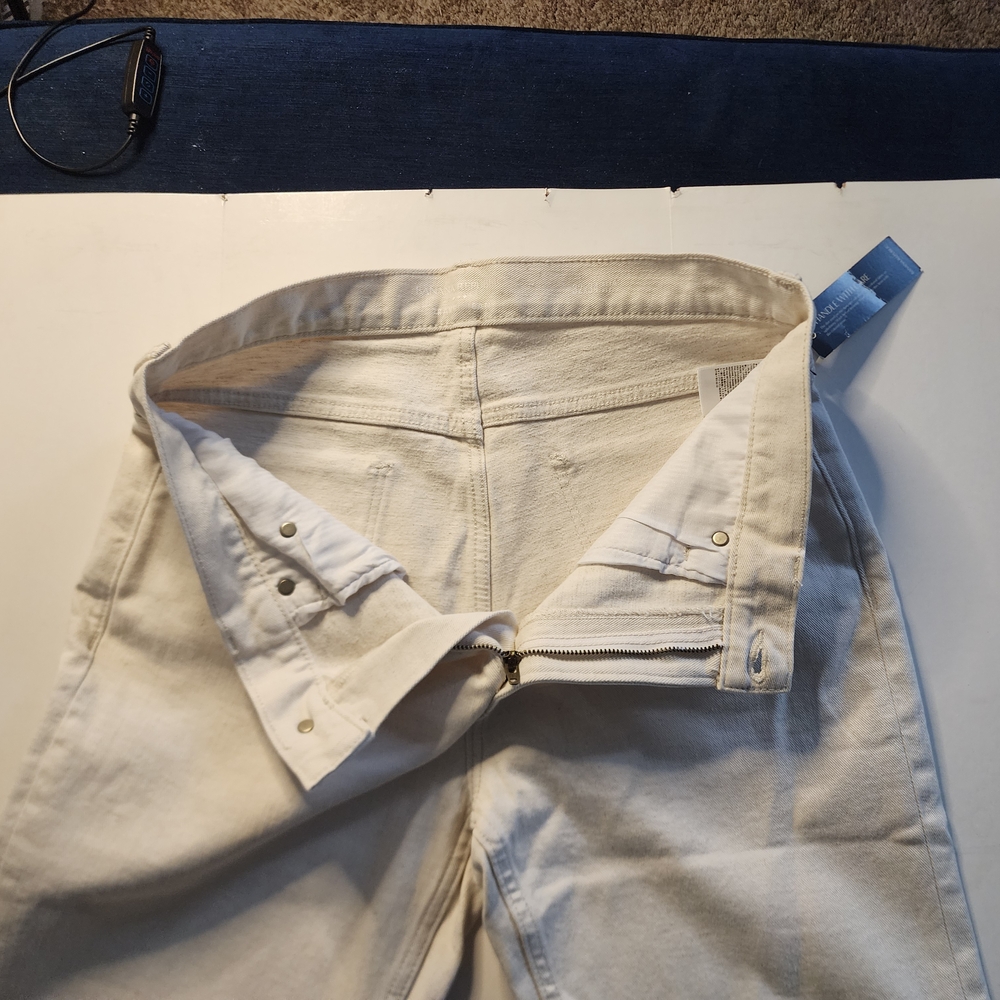 Men's Cream Jeans 32/34 - Picture 6 of 10